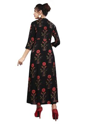 Rayon Printed A line Stylesh kurti 4