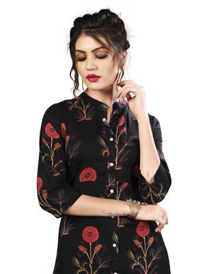 Rayon Printed A line Stylesh kurti 5