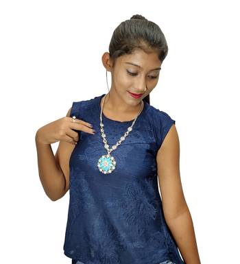 Blue necklaces 3