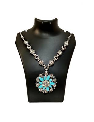 Blue necklaces 4