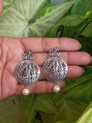 RozMili Indian Handcrafted Brass metal Oxidized finish for women  & Girls 1