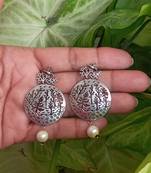 RozMili Indian Handcrafted Brass metal Oxidized finish for women  & Girls