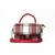 Morus Women's Checkered Pu Leather Ethnic Sling Bag, Maroon