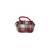 Morus Women's Checkered Pu Leather Ethnic Sling Bag, Maroon