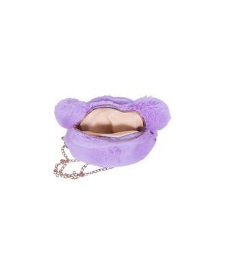 Morus Women's Animal Shape Soft Furry Fabric Sling Bag 2
