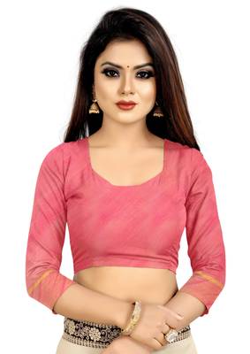 Vatudi Fashion Lehariya Supernet Banarsi Silk Saree Gajarin color for women 5