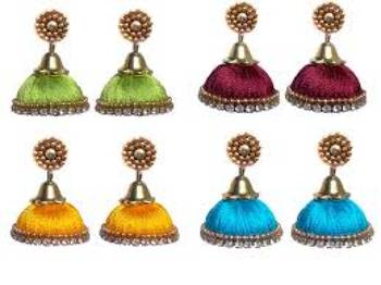 Multicolor jhumkas 2