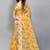 Vatudi Fashion Linen Gulab Banarsi Cotton Silk Saree Yellow color for women