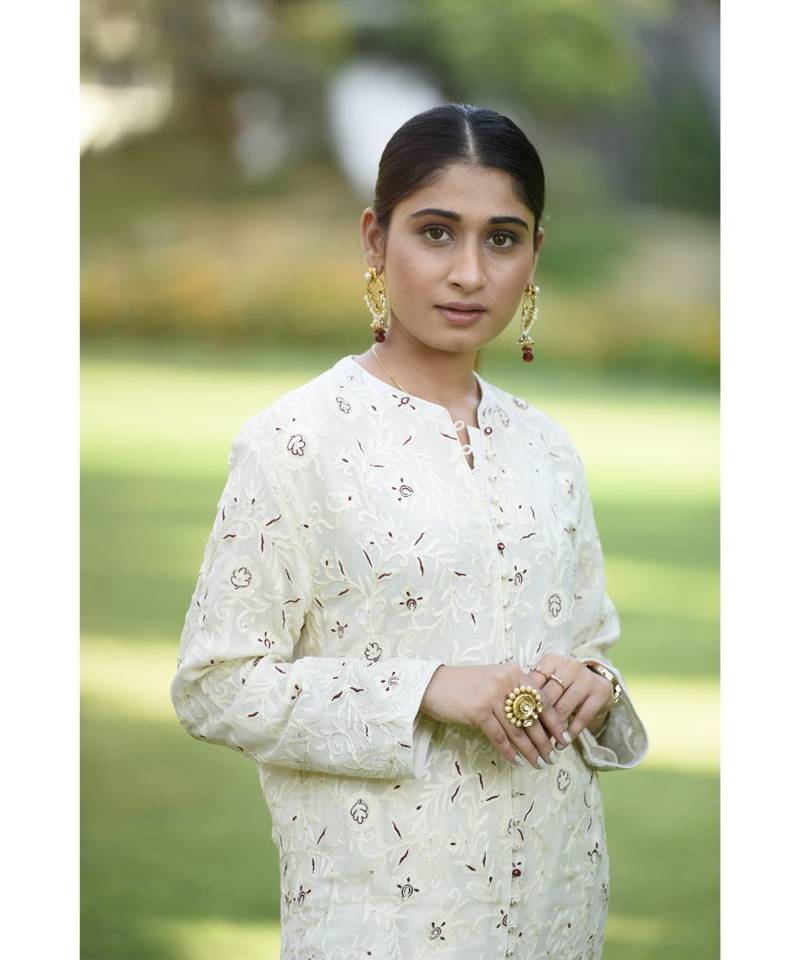 Ivory Achkan Jacket with Pallazo