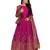 maroon embroidery work long anarkali suit