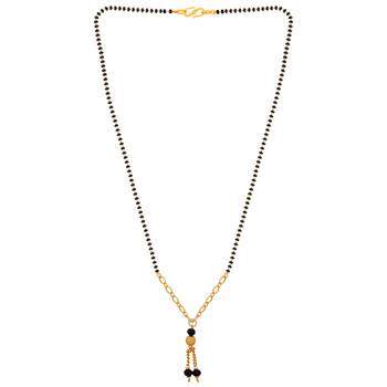 Gold Plated Chain Pandent Designer Mangalsutra For Women 2