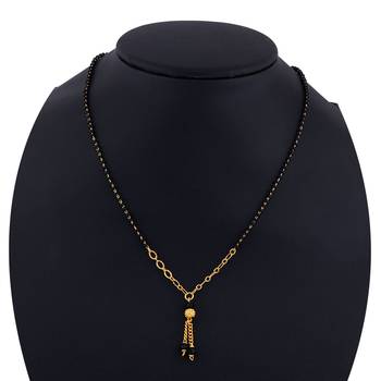 Gold Plated Chain Pandent Designer Mangalsutra For Women 5
