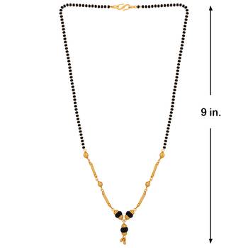 Gold Plated Charm Delicated Pandent Mangalsutra For Women 4