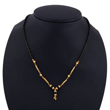 Gold Plated Charm Delicated Pandent Mangalsutra For Women 5