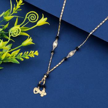 Gold Plated Jewellery Delicated Pandent Mangalsutra For Women 1