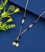 Gold Plated Jewellery Delicated Pandent Mangalsutra For Women