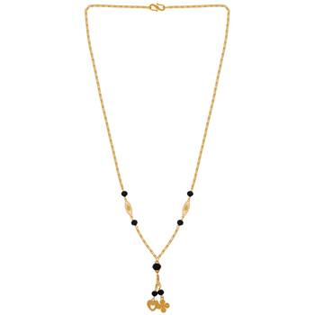 Gold Plated Jewellery Delicated Pandent Mangalsutra For Women 2