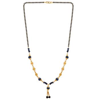 Stylish Gold Plated Jewellery Delicated Necklace Mangalsutra For Women 2