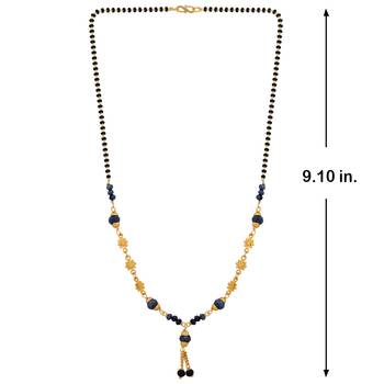 Stylish Gold Plated Jewellery Delicated Necklace Mangalsutra For Women 4