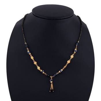 Stylish Gold Plated Jewellery Delicated Necklace Mangalsutra For Women 5