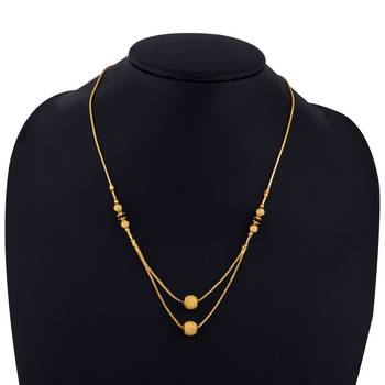 Gold Plated Two Layer Chain Designer Mangalsutra For Women Jewellery 5
