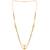 Gold Plated Two Layer Chain Designer Necklace Mangalsutra For Women