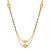 Gold Plated Two Layer Chain Designer Necklace Mangalsutra For Women