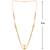 Gold Plated Two Layer Chain Designer Necklace Mangalsutra For Women