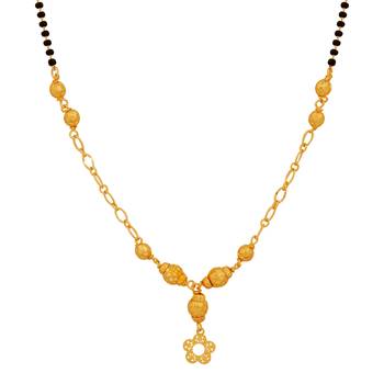 Gold Plated Chain Designer Necklace Mangalsutra For Women 3