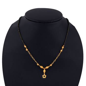 Gold Plated Chain Designer Necklace Mangalsutra For Women 5