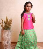 Shivangi Patola Diamond Pavadai set | Lehenga !!! – AL17GR