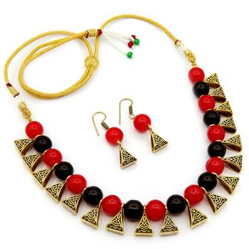 Multicolor Pearl Necklace-Sets 2