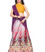 Krisha Export Banglore Silk digital Print Lehenga Choli 