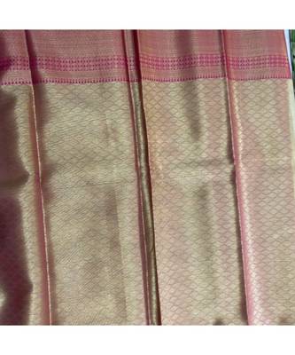 Laherya Banarasi tissue Saree With RoyalBlue Blouse 3