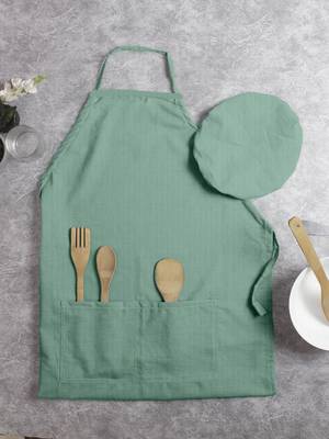 Kimora Apron Grn With Cap 1