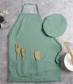 Kimora Apron Grn With Cap