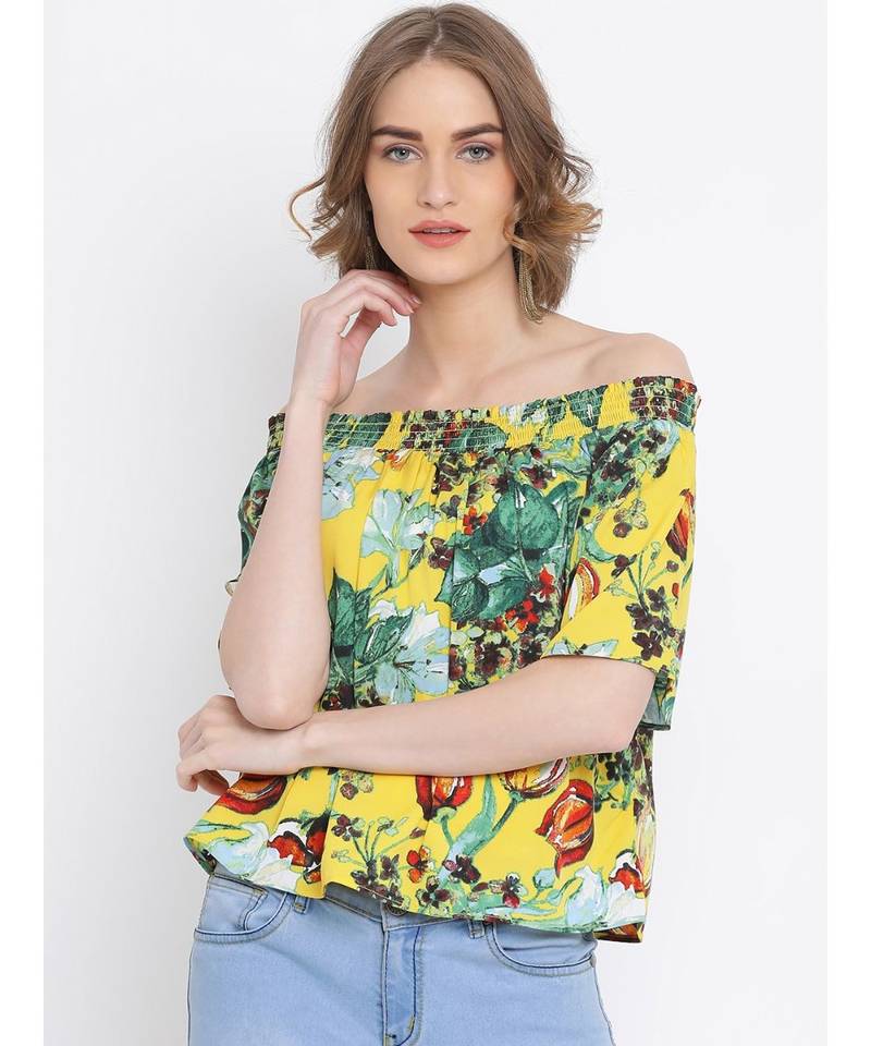 Floral Elizabeth Off Shoulder Top