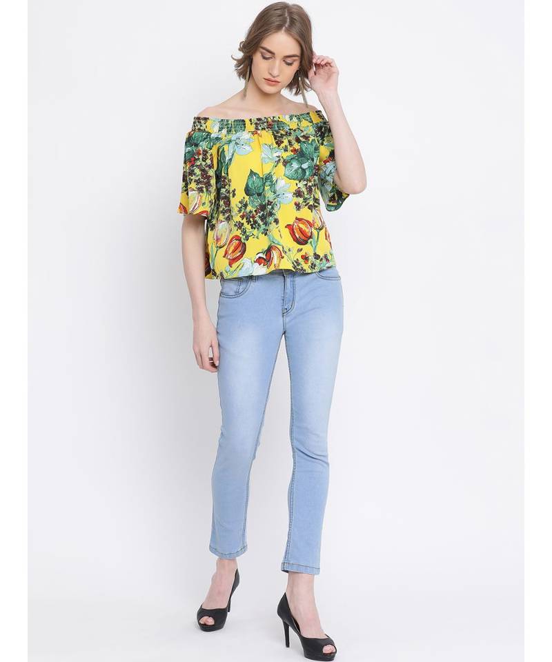 Floral Elizabeth Off Shoulder Top
