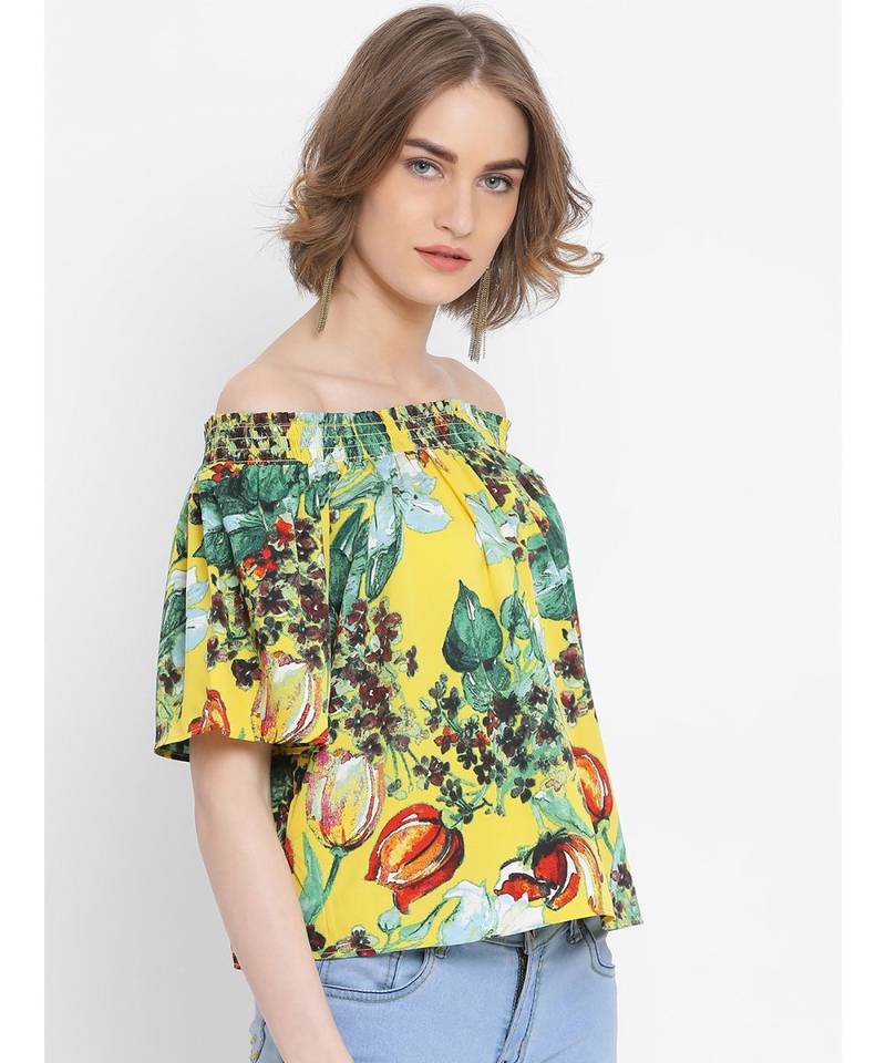 Floral Elizabeth Off Shoulder Top