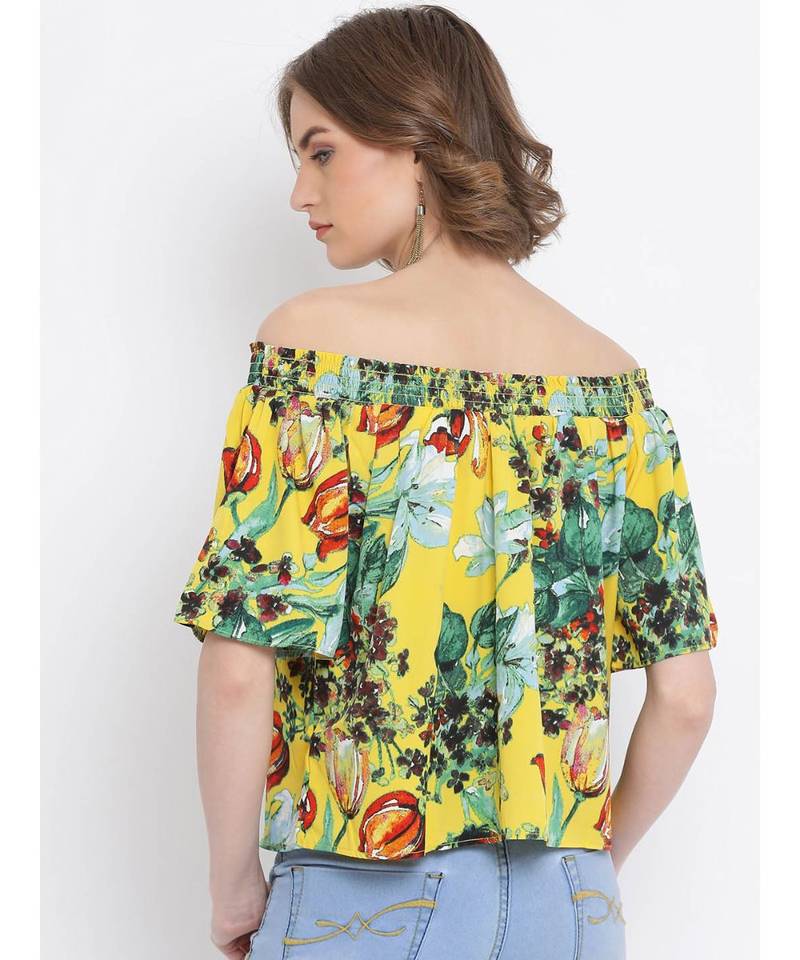 Floral Elizabeth Off Shoulder Top