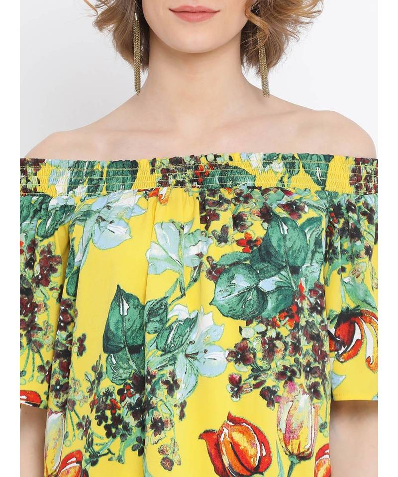 Floral Elizabeth Off Shoulder Top