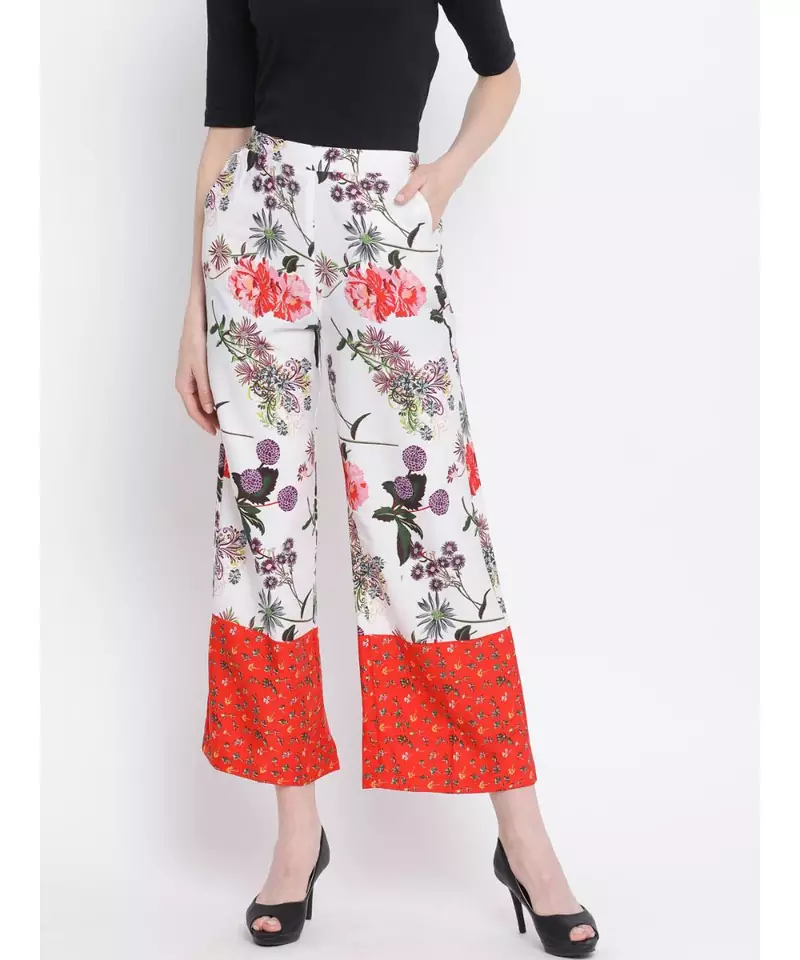 Floral Fire Rica Numero Pant