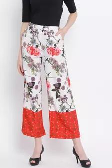 Floral Fire Rica Numero Pant
