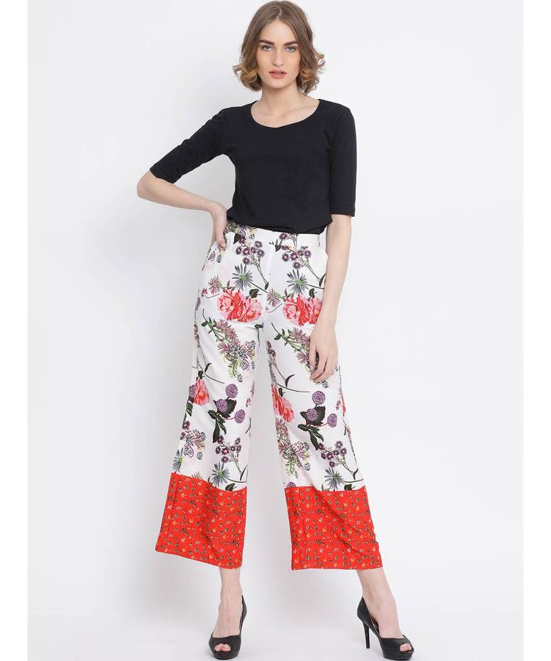 Floral Fire Rica Numero Pant