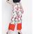 Floral Fire Rica Numero Pant
