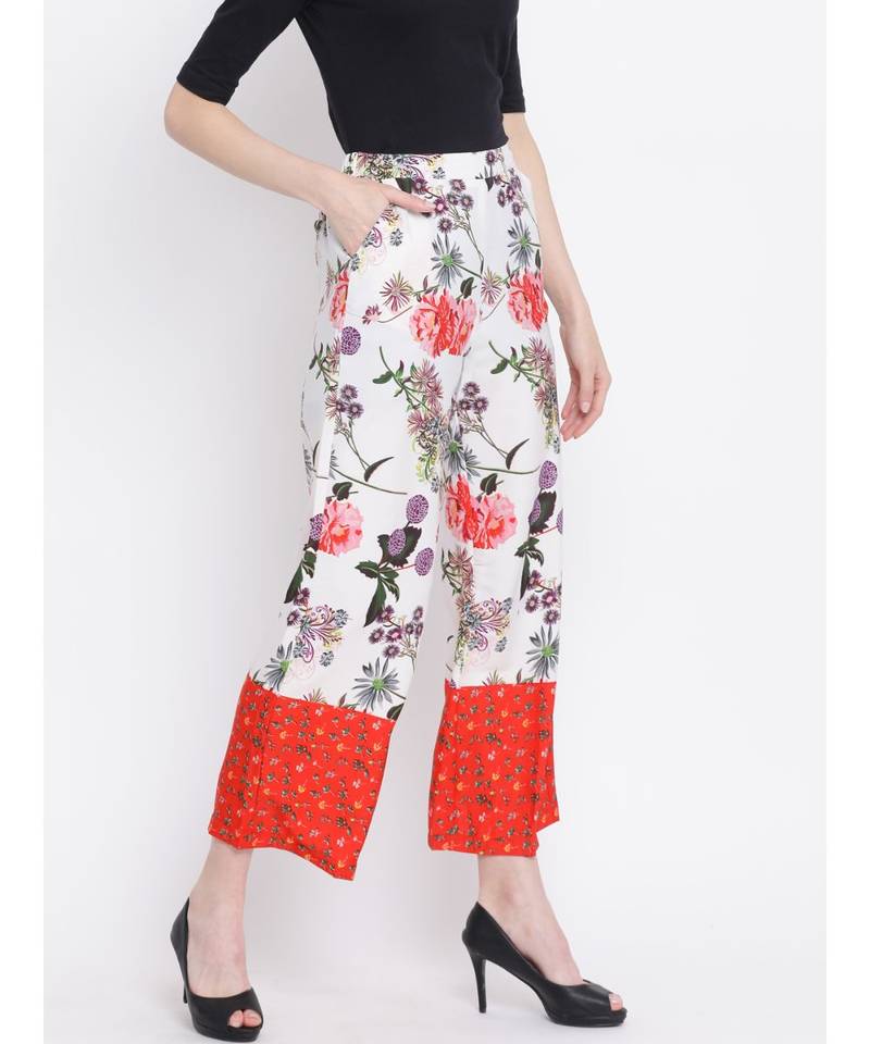 Floral Fire Rica Numero Pant