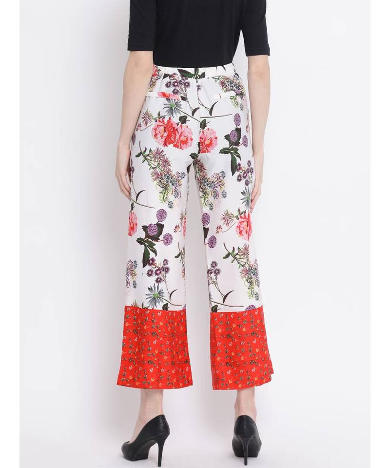 Floral Fire Rica Numero Pant
