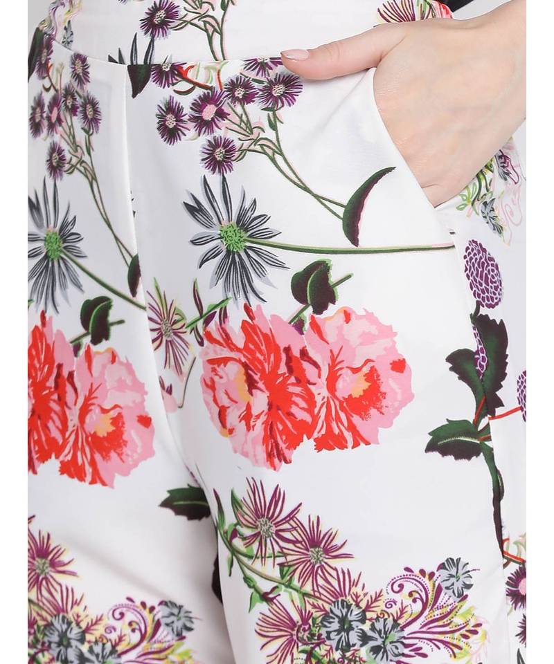Floral Fire Rica Numero Pant