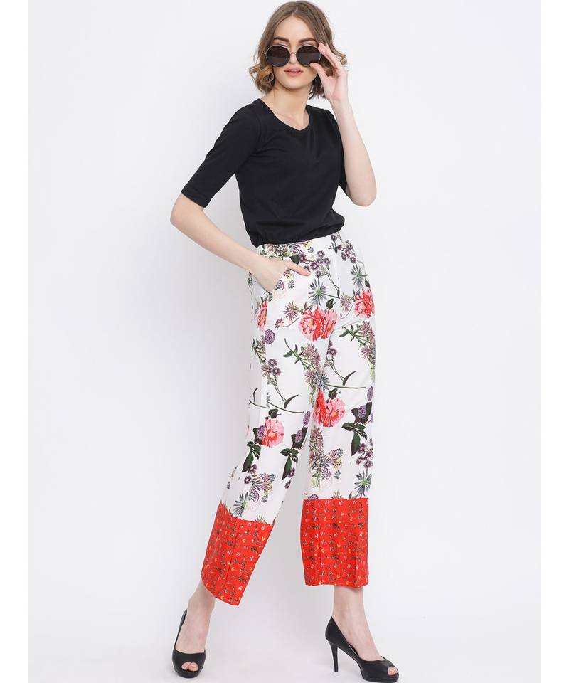 Floral Fire Rica Numero Pant