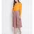 Orange printed Polyester Culottes
